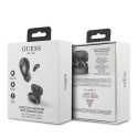 Guess GUTWSJL4GBK TWS Bluetooth headphones + docking station black/black 4G