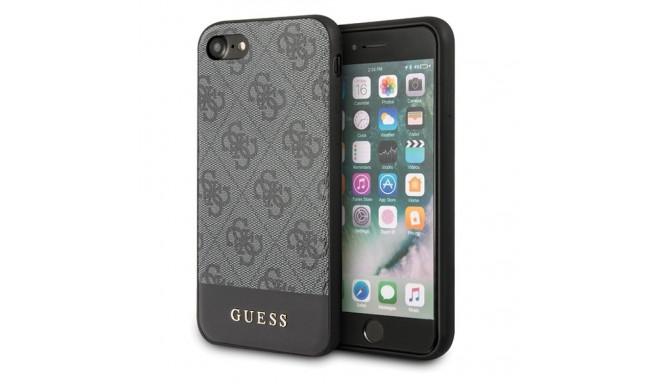 Guess GUHCI8G4GLGR iPhone 7/8/SE 2020/SE 2022 hall kõvakaaneline ümbris 4G Stripe Collection