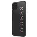 Guess GUHCN65LGMLBK iPhone 11 Pro Max black/black hard case Glitter Logo