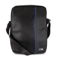 BMW bag BMTB8CAPNBK Tablet 8" black/black Carbon / Blue Stripe