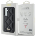 Guess GUHCS23FEPSQSQSK S23 FE S711 black/black hardcase Quilted Metal Logo