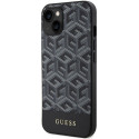 Guess GUHMP15SHGCFSEK iPhone 15 / 14 / 13 6.1" black/black hardcase GCube Stripes MagSafe