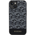 Guess GUHMP15SHGCFSEK iPhone 15 / 14 / 13 6.1" black/black hardcase GCube Stripes MagSafe