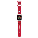 Hello Kitty HKAWMSCHBLR Apple Watch Strap 38/40/41mm red/red strap Silicone Kitty Head