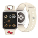 Hello Kitty HKAWMSCHBLE Apple Watch Strap 38/40/41mm beige/beige strap Silicone Kitty Head