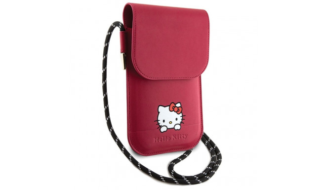 Hello Kitty HKOWBSKCDK Pink Leather Handbag with Daydreaming Cord
