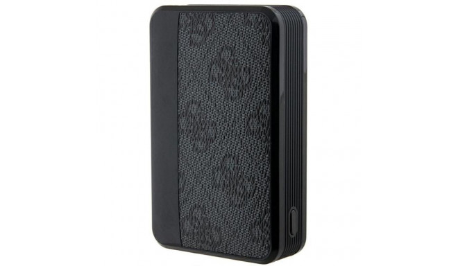 Guess Powerbank 18W GUPB10DP4GEGK10000mAh black 4G Leather Metal Logo