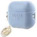 Guess GUAP23DSLGHDB AirPods Pro 2 (2022/2023) cover blue/blue 3D Rubber 4G Diamond Charm