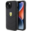 Ferrari FEHCP15SRDUK iPhone 15 / 14 / 13 6.1" black/black hardcase Quilted Metal Logo