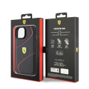 Ferrari FEHCP15SPTWK iPhone 15 / 14 / 13 6.1" black/black hardcase Twist Metal Logo