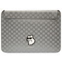 Karl Lagerfeld Sleeve KLCS14SAKHPCG 14" silver/silver Saffiano Monogram Choupette