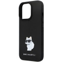 Karl Lagerfeld KLHCP13LSMHCNPK iPhone 13 Pro / 13 6.1" black/black hardcase Silicone C Metal Pin
