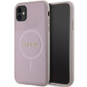 Guess GUHMN61PSAHMCP iPhone 11 / Xr 6.1" pink/pink hardcase Saffiano MagSafe