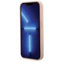 Guess GUHCP15XPCRTHCP iPhone 15 Pro Max pink/pink hardcase Croco Triangle Metal Logo