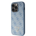 Guess GUHCP14XP4TDSCPB iPhone 14 Pro Max 6.7" blue/blue hardcase Crossbody 4G Metal Logo