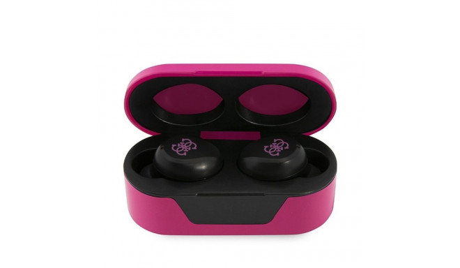 Guess GUTWST31EK TWS Bluetooth kõrvaklapid + magenta laadimisjaam