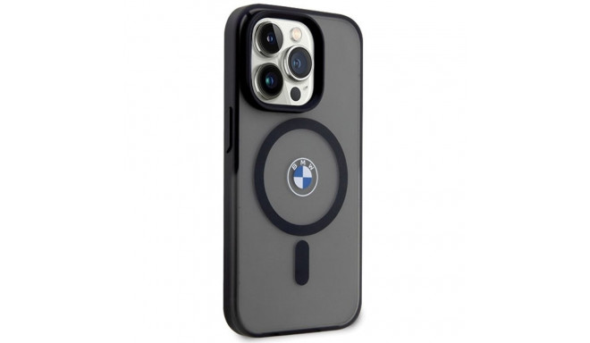 BMW BMHMP14XDSLK case iPhone 14 Pro Max 6.7" black/black hardcase Signature MagSafe