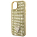 Guess GUHCP14MHDGTPD iPhone 14 Plus / 15 Plus 6.7" gold/gold hardcase Rhinestone Triangle