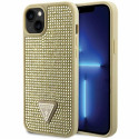 Guess GUHCP14MHDGTPD iPhone 14 Plus / 15 Plus 6.7" gold/gold hardcase Rhinestone Triangle
