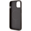 Guess GUHMP14SP4RPSW iPhone 14 / 15 / 13 6.1" brown/brown hardcase 4G Printed Stripes MagSafe