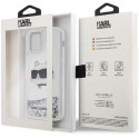 Karl Lagerfeld KLHCP12MLNCHCS iPhone 12/ 12 Pro 6.1" silver/silver hardcase Glitter Choupette Head