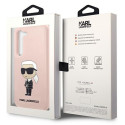 Karl Lagerfeld KLHCS23SSNIKBCP S23 S911 hardcase pink/pink Silicone Ikonik Karl Lagerfeld KLHCS23SSNIKBCP S23 S911 hardcase pink/pink Silicone Ikonik