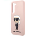 Karl Lagerfeld KLHCS23SSNIKBCP S23 S911 hardcase pink/pink Silicone Ikonik Karl Lagerfeld KLHCS23SSNIKBCP S23 S911 hardcase pink/pink Silicone Ikonik