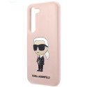Karl Lagerfeld KLHCS23MSNIKBCP S23+ S916 hardcase pink/pink Silicone Ikonik Karl Lagerfeld KLHCS23MSNIKBCP S23+ S916 hardcase pink/pink Silicone Ikonik
