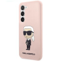Karl Lagerfeld KLHCS23SSNIKBCP S23 S911 hardcase pink/pink Silicone Ikonik Karl Lagerfeld KLHCS23SSNIKBCP S23 S911 hardcase pink/pink Silicone Ikonik