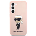 Karl Lagerfeld KLHCS23MSNIKBCP S23+ S916 hardcase pink/pink Silicone Ikonik Karl Lagerfeld KLHCS23MSNIKBCP S23+ S916 hardcase pink/pink Silicone Ikonik