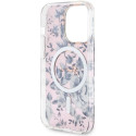 Guess GUHMP14XHCFWSP iPhone 14 Pro Max 6.7" pink/pink hardcase Flower MagSafe Guess GUHMP14XHCFWSP iPhone 14 Pro Max 6.7" pink/pink hardcase Flower MagSafe