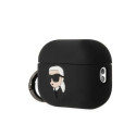 Karl Lagerfeld KLAP2RUNIKK AirPods Pro 2 (2022/2023) cover black/black Silicone Karl Head 3D