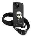 Karl Lagerfeld KLHCP14MSTKMK iPhone 14 Plus / 15 Plus 6.7" black/black hardcase Monogram Ikonik Patc Karl Lagerfeld KLHCP14MSTKMK iPhone 14 Plus / 15 Plus 6.7" black/black hardcase Monogram Ikonik Patc