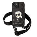 Karl Lagerfeld KLHCP14MSTKMK iPhone 14 Plus / 15 Plus 6.7" black/black hardcase Monogram Ikonik Patc Karl Lagerfeld KLHCP14MSTKMK iPhone 14 Plus / 15 Plus 6.7" black/black hardcase Monogram Ikonik Patc