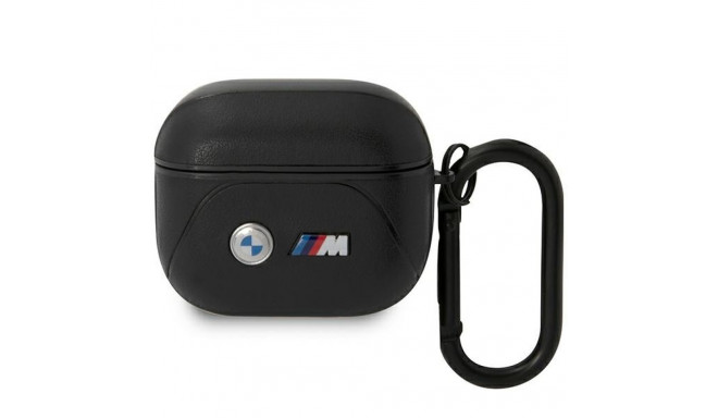 BMW BMA322PVTK AirPods 3 gen cover black/black Leather Curved Line