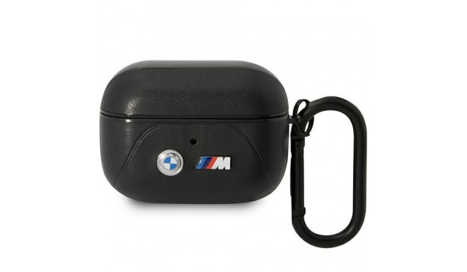 BMW BMAP22PVTK AirPods Pro cover black/black Leather Curved Line