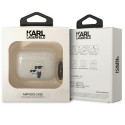 Karl Lagerfeld KLAPHNKCTGT Airpods Pro cover transparent Glitter Karl&Choupette