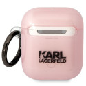 Karl Lagerfeld KLA2HNCHTCP Airpods 1/2 cover pink/pink Ikonik Choupette