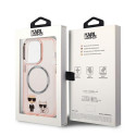 Karl Lagerfeld KLHMP14XHKCP iPhone 14 Pro Max 6.7" Hard Case Pink Karl & Choupette Aluminum Magsafe Karl Lagerfeld KLHMP14XHKCP iPhone 14 Pro Max 6.7" Hard Case Pink Karl & Choupette Aluminum Magsafe
