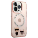 Karl Lagerfeld KLHMP14XHKCP iPhone 14 Pro Max 6.7" Hard Case Pink Karl & Choupette Aluminum Magsafe Karl Lagerfeld KLHMP14XHKCP iPhone 14 Pro Max 6.7" Hard Case Pink Karl & Choupette Aluminum Magsafe
