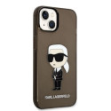 Karl Lagerfeld KLHCP14MHNIKTCK iPhone 14 Plus / 15 Plus 6.7" black/black hardcase Ikonik Karl Lagerf