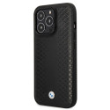BMW BMHCP14L22RFGK iPhone 14 Pro 6.1" black/black Leather Diamond Pattern BMW BMHCP14L22RFGK iPhone 14 Pro 6.1" black/black Leather Diamond Pattern