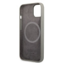 Guess GUHMP13SSPLG iPhone 13 mini 5.4" gray/gray hard case Silicone Logo Plate MagSafe