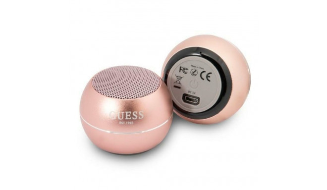 Guess Bluetooth kõlar GUWSALGEP mini roosa