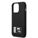 Karl Lagerfeld KLHCP13L3DKPK iPhone 13 Pro / 13 6.1" black/black hardcase Ikonik Patch Karl Lagerfeld KLHCP13L3DKPK iPhone 13 Pro / 13 6.1" black/black hardcase Ikonik Patch