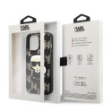 Karl Lagerfeld KLHCP13LPMNIKBK iPhone 13 Pro / 13 6.1" hardcase black/black Monogram Ikonik Patch
