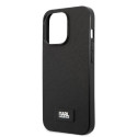 Karl Lagerfeld KLHCP13LSFMP2K iPhone 13 Pro / 13 6.1" hardcase black/black Saffiano Plaque