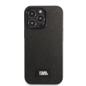 Karl Lagerfeld KLHCP13LSFMP2K iPhone 13 Pro / 13 6.1" hardcase black/black Saffiano Plaque