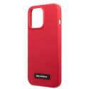 Karl Lagerfeld KLHCP13LSLMP1R iPhone 13 Pro / 13 6.1" hardcase red Silicone Plaque Karl Lagerfeld KLHCP13LSLMP1R iPhone 13 Pro / 13 6.1" hardcase red Silicone Plaque