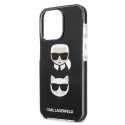 Karl Lagerfeld KLHCP13LTPE2TK iPhone 13 Pro / 13 6.1" hardcase black/black Karl&Choupette Head Karl Lagerfeld KLHCP13LTPE2TK iPhone 13 Pro / 13 6.1" hardcase black/black Karl&Choupette Head